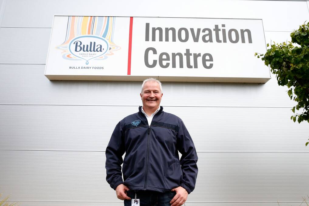 Sweet success: Bulla CEO Allan Hood outside the Innovation Centre in Colac. Picture: Mark Witte