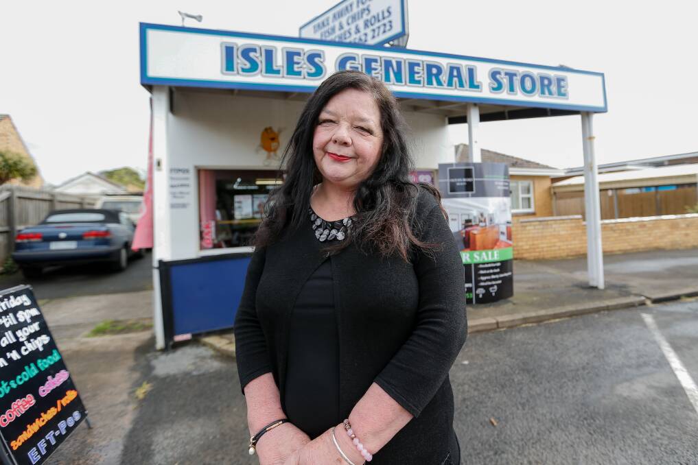 SELLING UP: Gail Stanley is selling Isles General Store in Warrnambool after owning the store for four years. With the number of historic milk bars in the city decreasing she hopes a buyer will continue the legacy. Picture: Anthony Brady