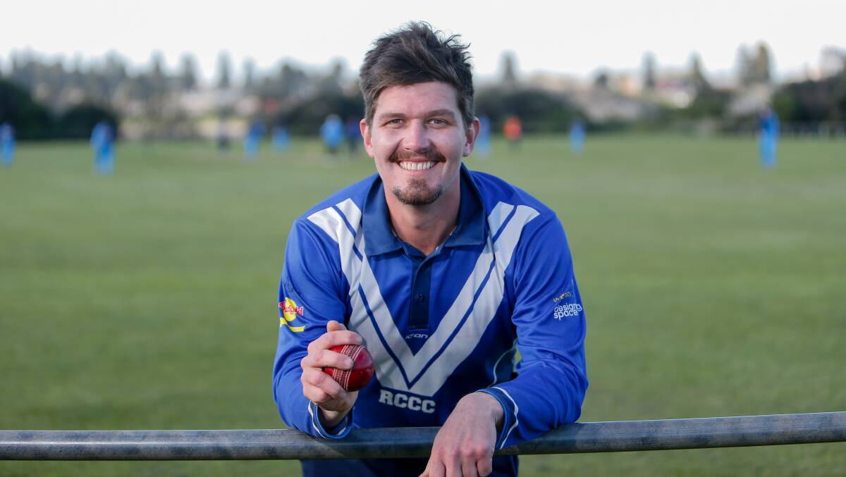 HAPPY RETURN: Russells Creek's Matthew Bignell took six wickets in his first game in the division one side this season. Picture: Anthony Brady