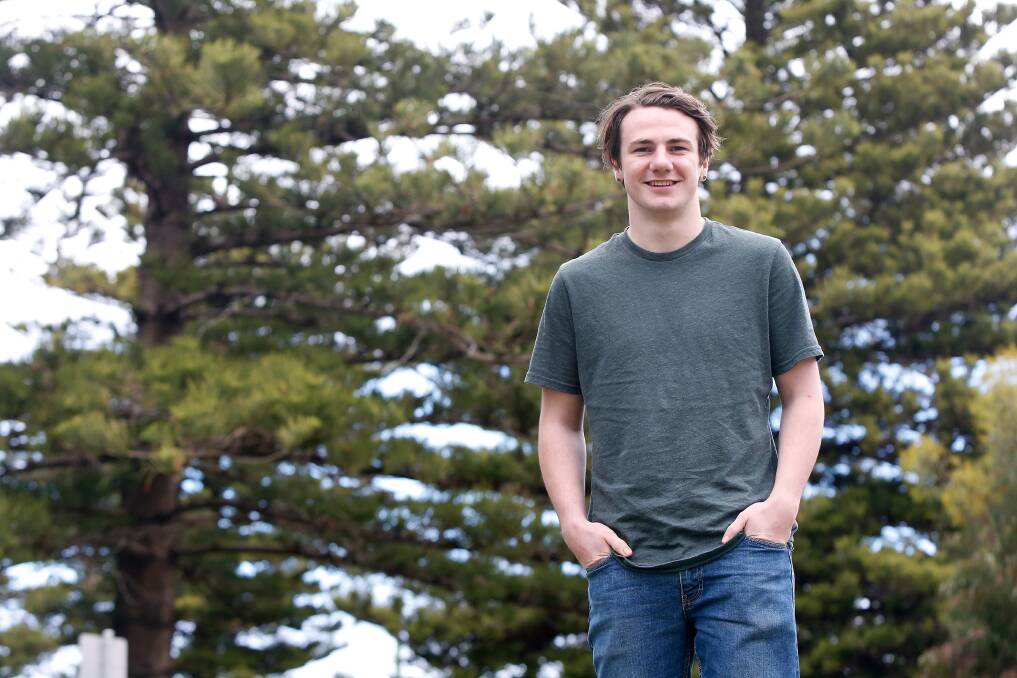 Voice for youth: Portland's Lachie Sims, 18, is in Canberra to represent youth in the south-west. Picture: Mark Witte
