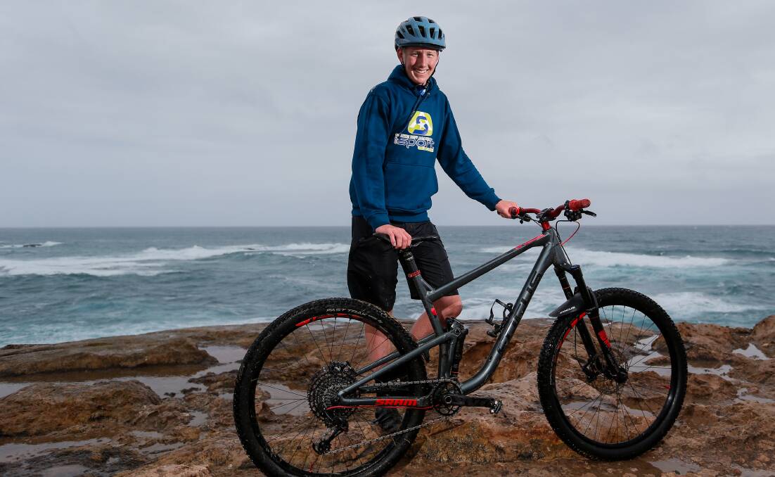 Warrnambool Mountain Bike Club member Noah Morton is riding in the TP180. Picture: Anthony Brady