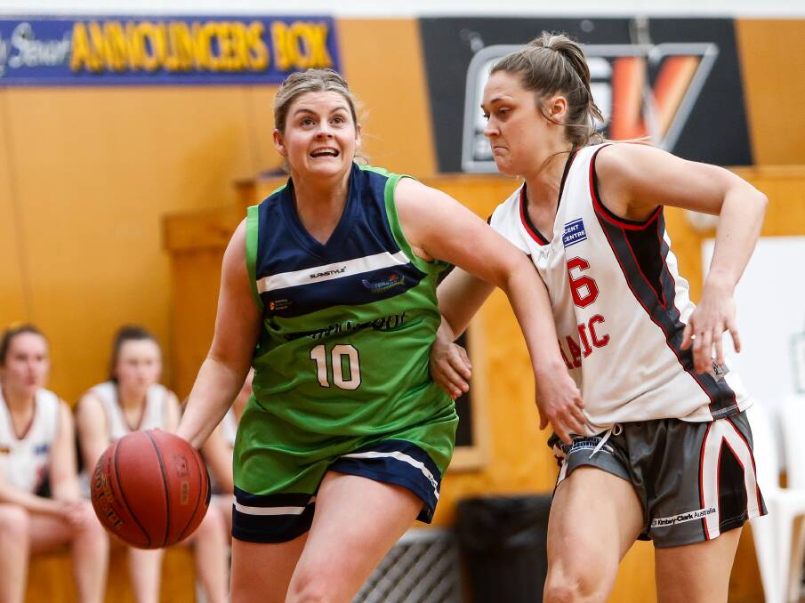 BACK WHERE SHE BELONGS: Former WNBL player Nicole Gynes has enjoyed her Country Basketball League season with Warrnambool Mermaids. She'll suit up for Saturday's grand final against Millicent Magic at Portland Basketball Stadium. Picture: Anthony Brady