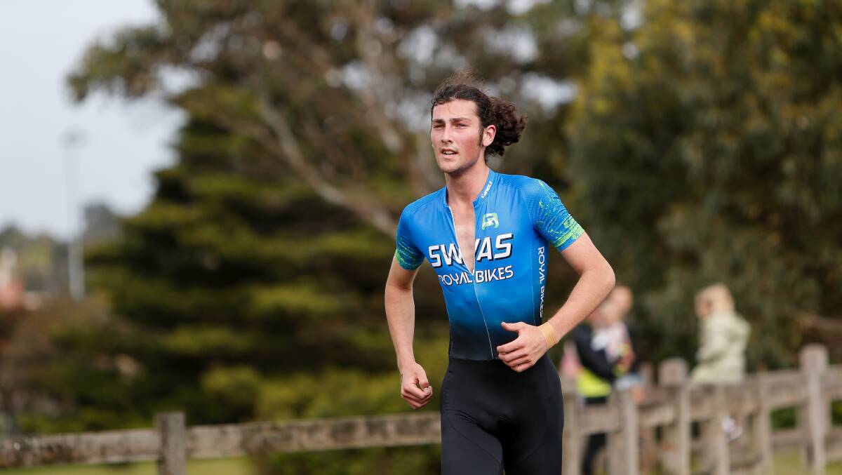 In form: Port Fairy's Ruben De Silva-Smith is after another Killarney Triathlon title after winning the event earlier this year. Picture: Anthony Brady