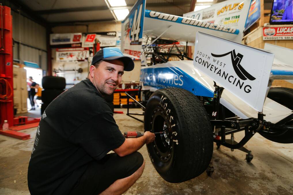 HIGH HOPES: Allansford-based sprintcar driver Tim Van Ginneken is set to race at Premier Speedway this weekend. Picture: Anthony Brady