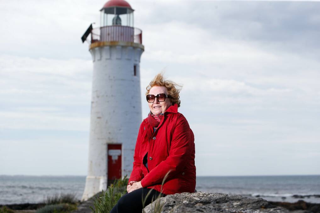 LIFELONG MEMORIES: Margaret Rogers returned to Griffiths Island in Port Fairy, a place she lived as a child, this week. Picture: Anthony Brady