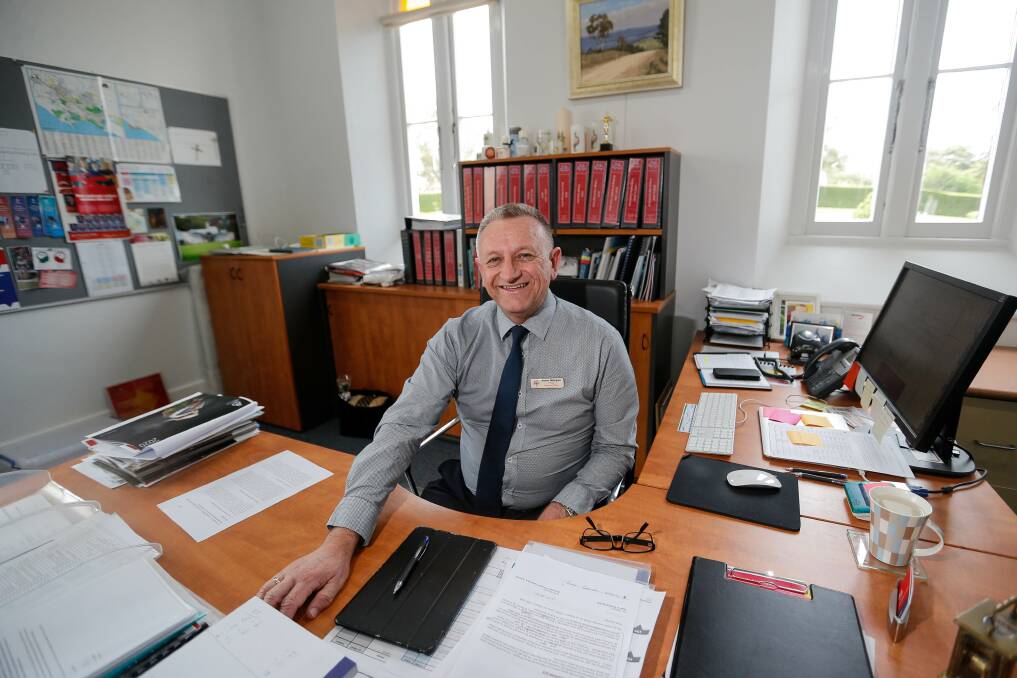 LEADER: Emmanuel College principal Peter Morgan said VCE-level studies required a "genuine commitment" from students. Picture: Anthony Brady