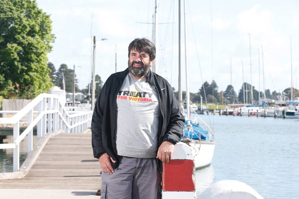 Election: Gunditjmara man Michael 'Mookeye' Bell has been elected to the First Peoples' Assembly as the representative for the south-west. Picture: Mark Witte