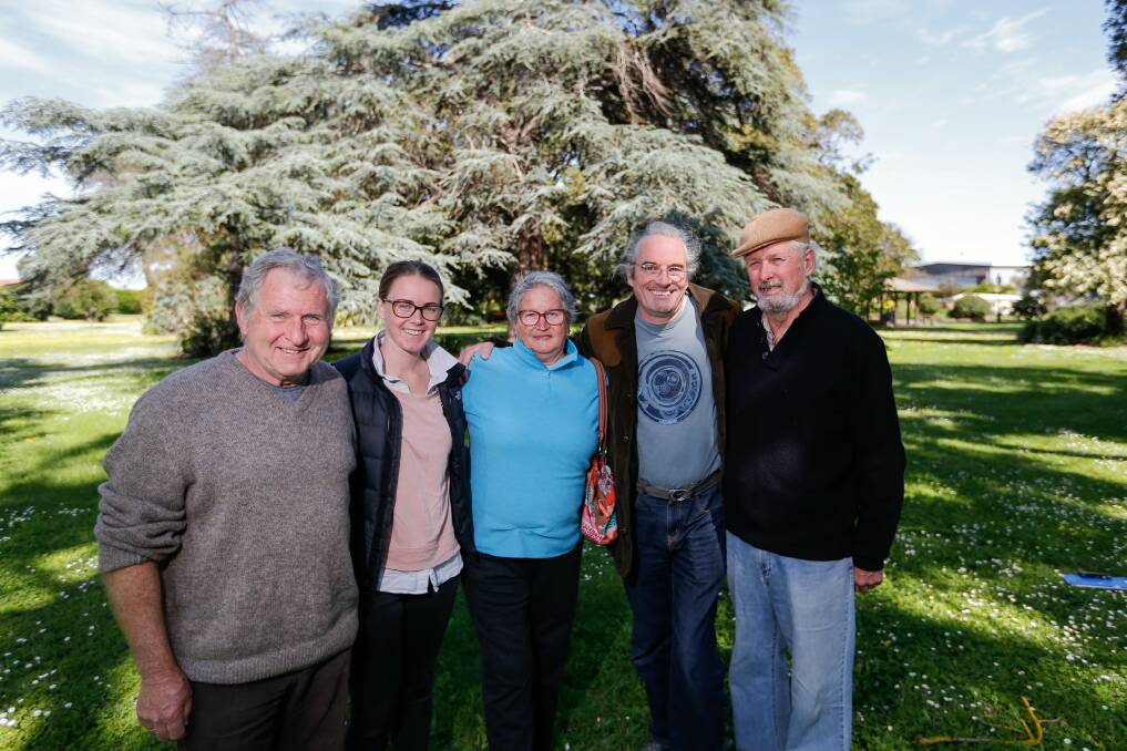 TEAM: Replenish our Planet Living Festival committee members Denis Melbourne, Demi Mounsey, Tina Stubbs, Martin Sullivan and Arthur Stubbs. Picture: Anthony Brady
