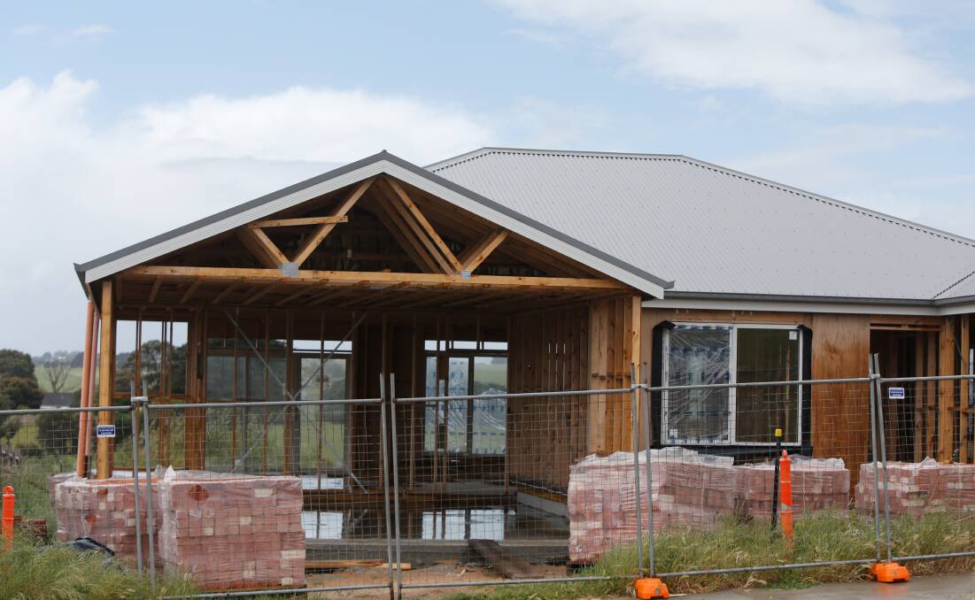 FLURRY OF ACTIVITY: New homes are going up all over Warrnambool. Picture: Mark Witte