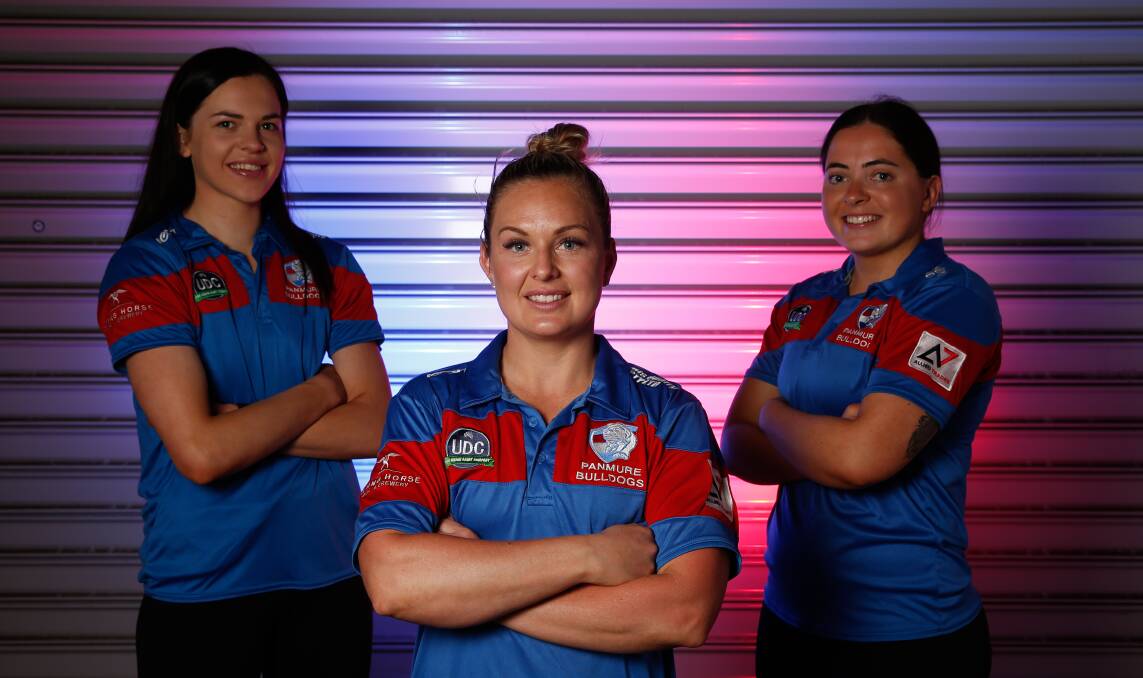 Trio: Panmure recruits Jess Rohan, Lisa Pender and Abby Sheehan. They have switched from South Rovers. Picture: Mark Witte