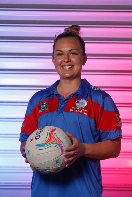All set: Panmure recruit and midcourter Lisa Pender. Picture: Mark Witte