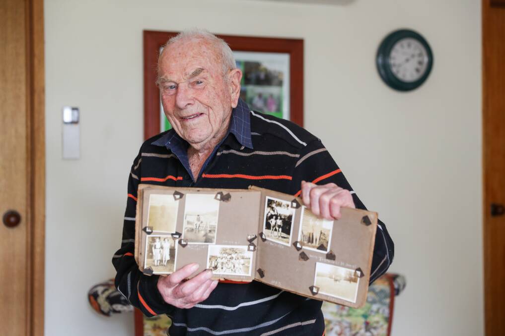 PHOTO COLLECTION: Wally Robertson, 96, loved his time on the Tarrone solider settlement. Picture: Morgan Hancock