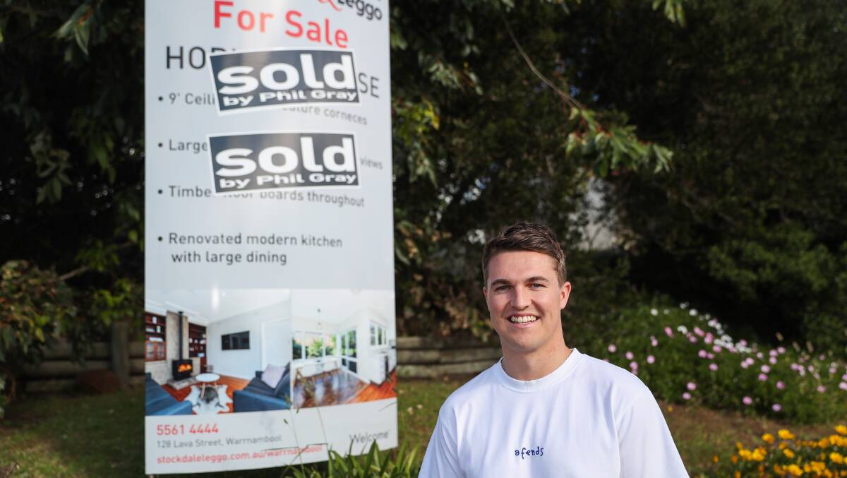 TAKING ADVANTAGE: Liam Bishop, 23, recently purchased his first home in Warrnambool. Picture: Morgan Hancock