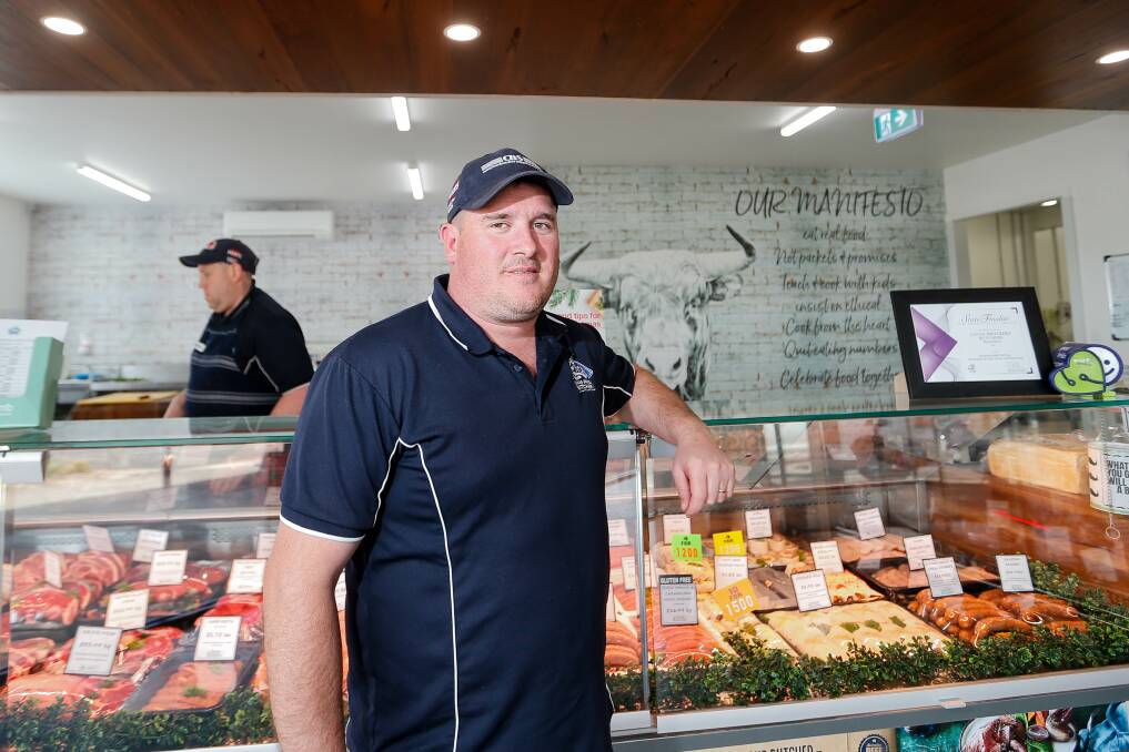 MAKING THE CUT: Peter Harris from Lucas Butchers which was a Victorian Butcher of the Year finalist. Picture: Anthony Brady