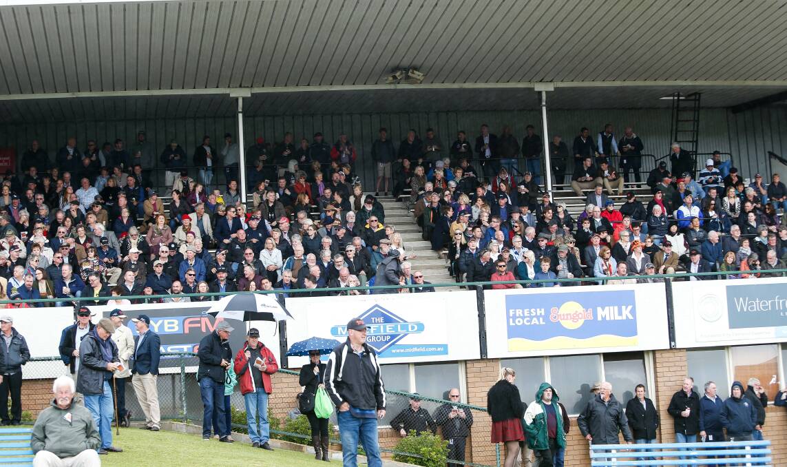 A different experience: The Crowd at the 2019 Jericho Cup. There won't be a crowd at this year's race. Picture: Anthony Brady