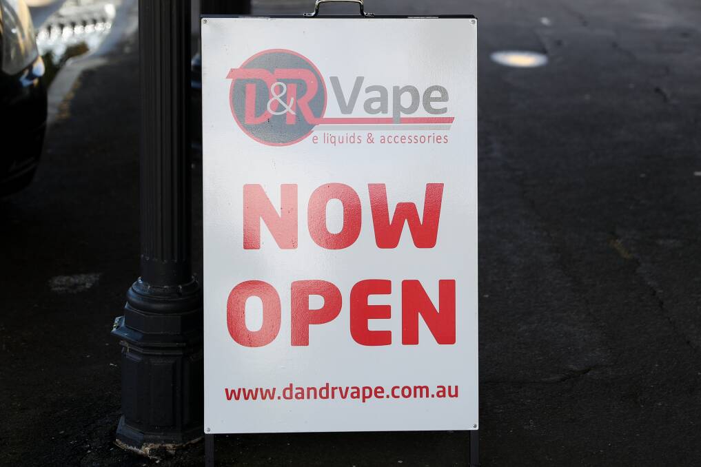COME IN: D&R Vape is welcoming customers to its Warrnambool premises on Timor Street. Picture: Morgan Hancock