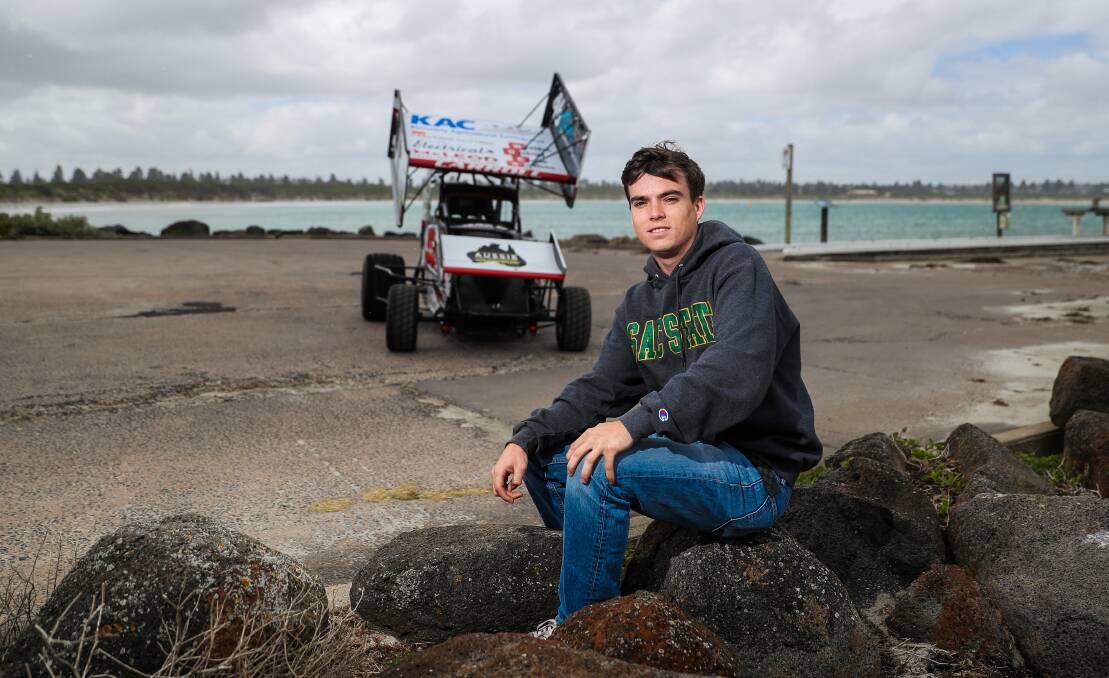 HOMECOMING: Formula 500 driver Danny Carroll, 21, was raised in Warrnambool before moving to America when he was 14. Picture: Morgan Hancock