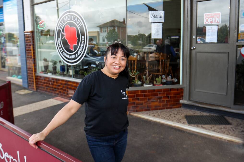 INCREASE IN TRADE: Geraldine Edar's cafe has become busier in the past six months. Picture: Morgan Hancock