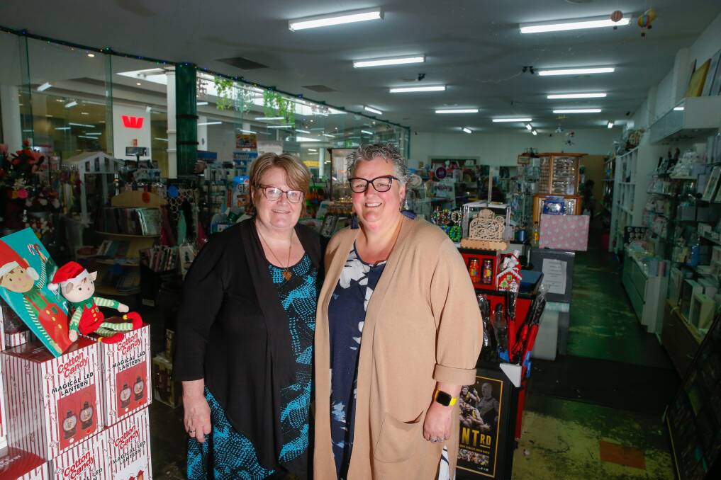 CLOSING: Nanna's Drawers owner Maureen Brunt is closing her Glass House Plaza store, she is pictured with worker and friend Kylie Martin. Picture: Mark Witte