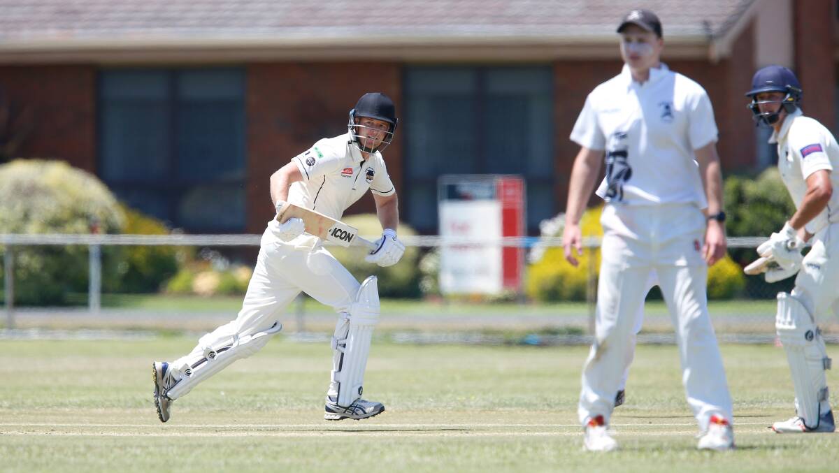 ON THE MOVE: West Warrnambool's Ryan McArdle completes a run. Picture: Mark Witte