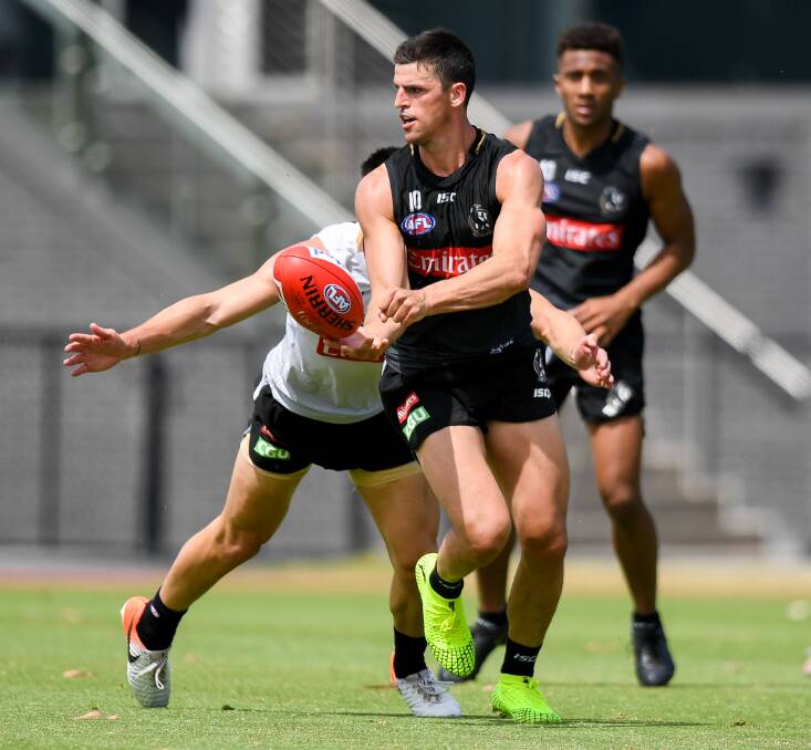 ROLLS ROYCE: Collingwood's Scott Pendlebury is revered for his ability to find space and time. Picture: Morgan Hancock