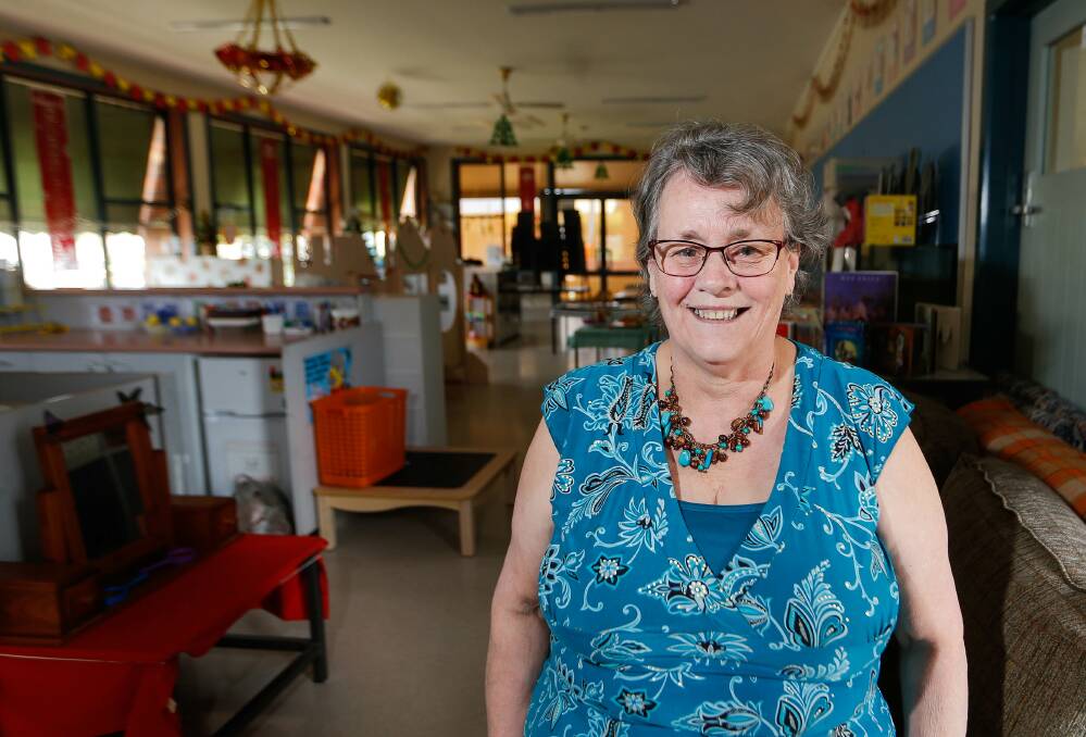 FOND FAREWELL: After 24 years in the industry Liz Sparrow is retiring from Warrnambool's Uniting Church Childcare Centre and plans to spend time with her family. Picture: Anthony Brady
