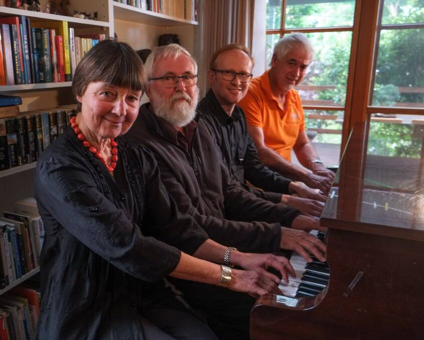 In tune: Four pianists will perform Simeon ten Holt's Canto Ostinato.