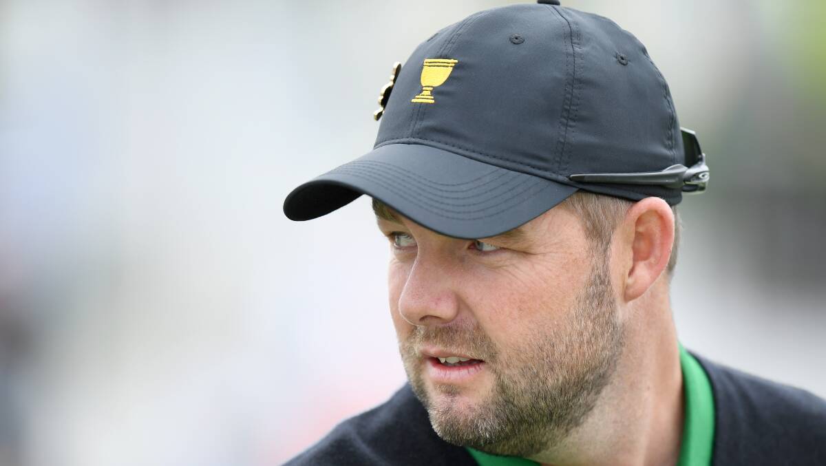 FEELING GOOD: Warrnambool's Marc Leishman will play in the US Masters at Augusta National. He has been working closely with coach Denis McDade in a bid to reverse his form. Picture: Morgan Hancock