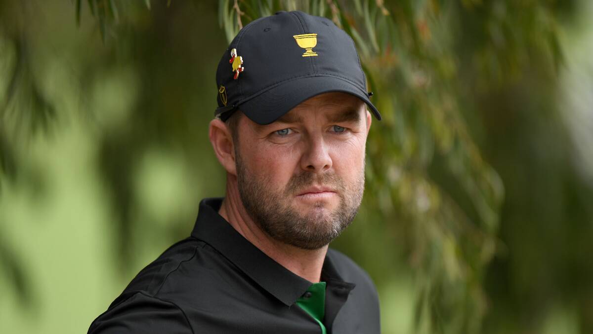 BACK IN THE PACK: Marc Leishman fell out of contention at the Travelers Championship. Picture: Morgan Hancock