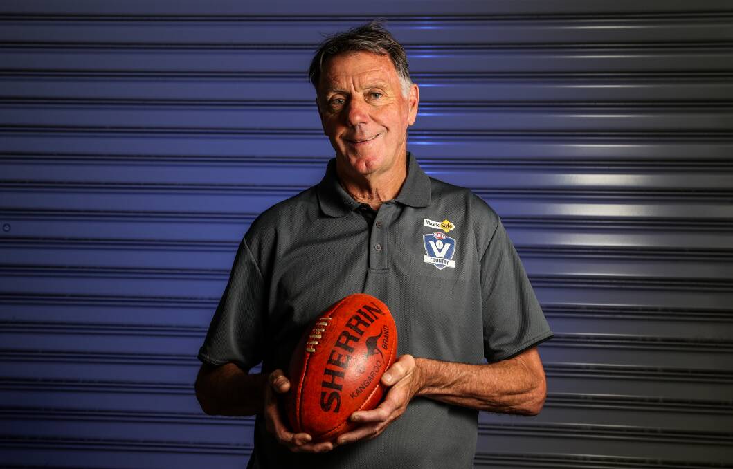 LOYAL: Alan Thompson is retiring after 37 years as a football development officer in the region. Picture: Morgan Hancock