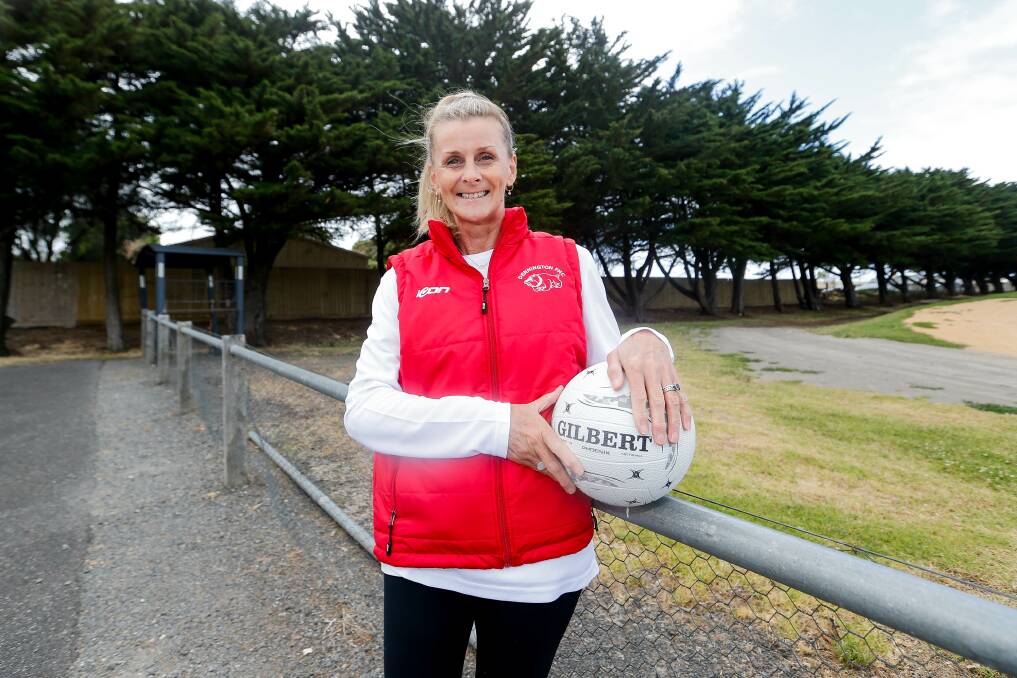 New leader: Sharon Kenna is the new Dennington A grade netball coach. Picture: Anthony Brady