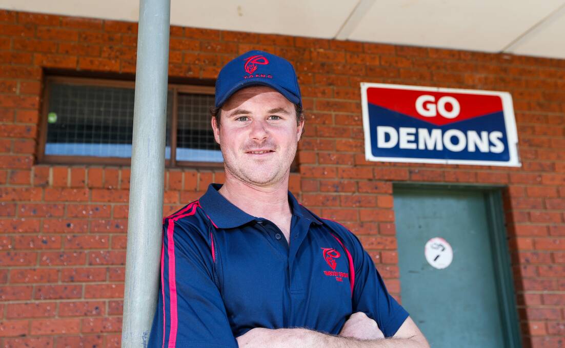 Still counts: Timboon Demons coach David Johnston says the 2020 AFL premiership will mean as much as ever. Picture: Anthony Brady