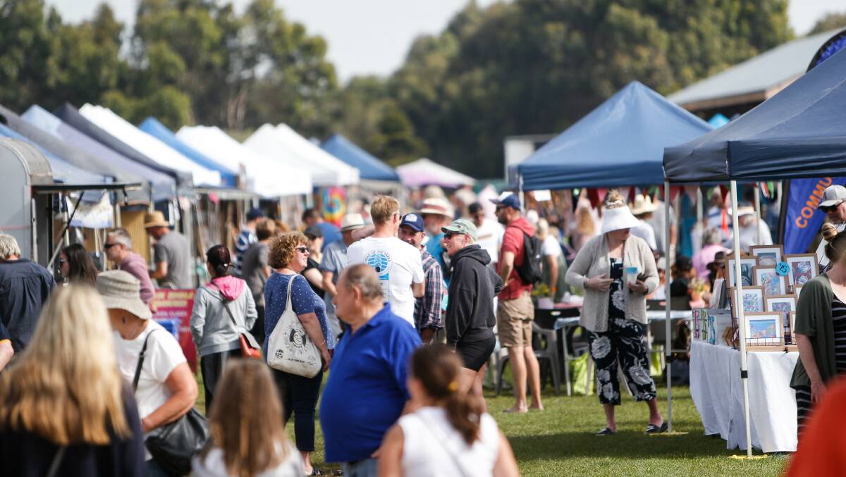 'WE WILL BE BACK': The Port Fairy Community House market is counting down the days to its return. Picture: Anthony Brady