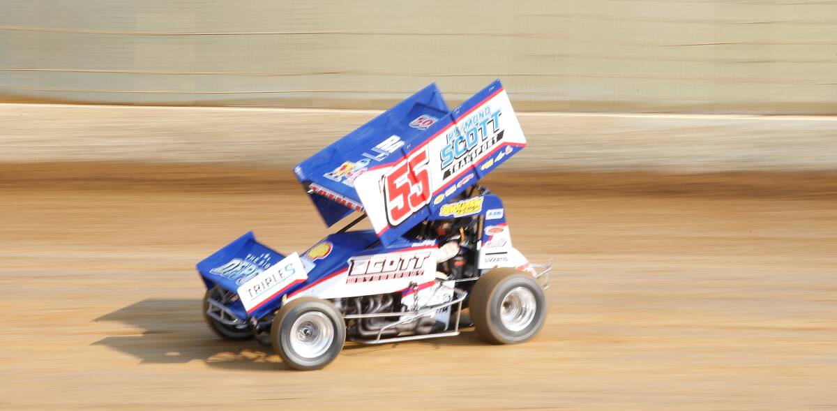 ONE TO WATCH: Brooke Tatnell is hoping to add to his Grand Annual Sprintcar Classic victories this weekend. Picture: Mark Witte
