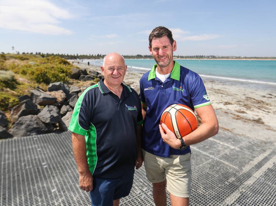 Exciting times ahead: Lee Primmer and Shane Smith are the new Warrnambool Mermaids and Seahawks coaches. Picture: Morgan Hancock
