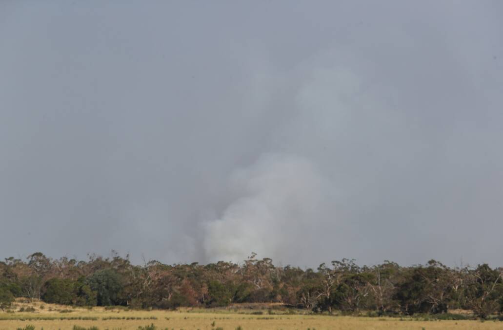 CONTAINED: The fire at Budj Bim, which was sparked by a lightning strike, is now under control. Picture: Morgan Hancock