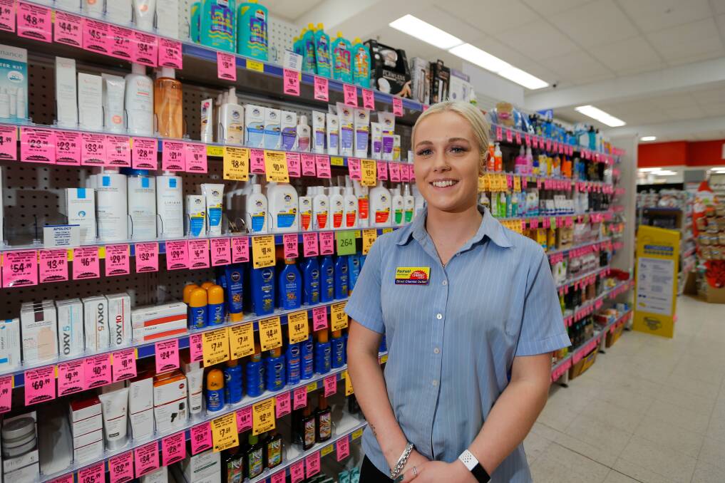 BUSY: Retail manager at Direct Chemist Outlet in the Target Centre Rachael Earls has reported a good start to 2020. Picture: Anthony Brady