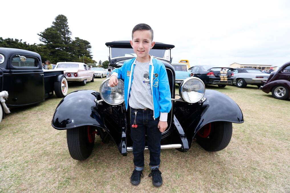 CALLED: Koroit's Spencer Allan was one of the thousands of people who enjoyed the Port Fairy Rod Run in 2020. The event has been cancelled for 2021. Picture: Mark Witte