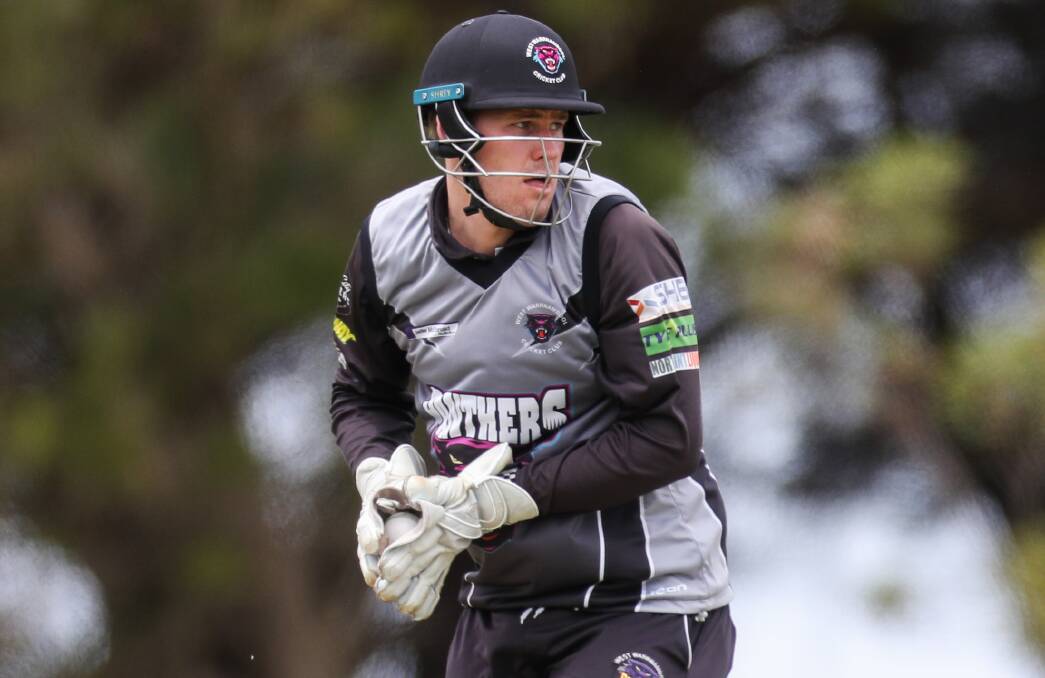 TOP EFFORT: West Warrnambool's Ryan Youl was named wicketkeeper in the Western Waves team of the year. Picture: Morgan Hancock
