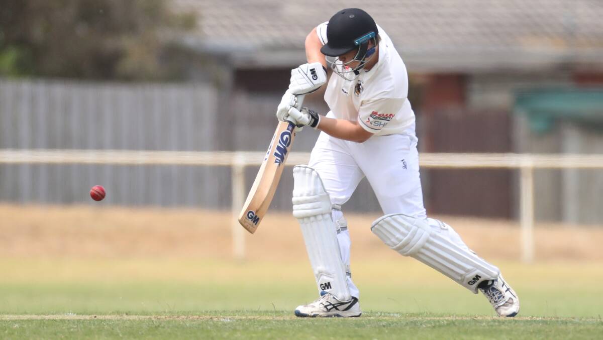 MOVED UP: West Warrnambool's Charlie Blacker is likely to open the batting for the foreseeable future. Picture: Mark Witte