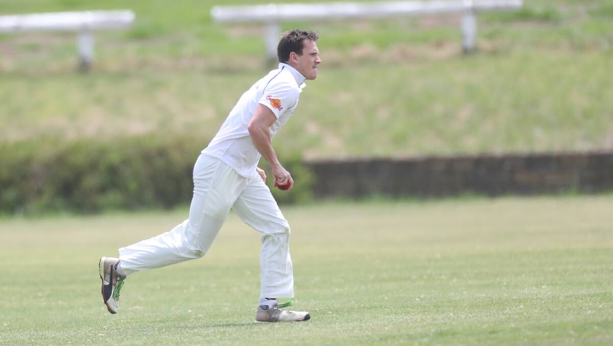 TOP CHOICE: Brierly-Christ Church's Mark Murphy runs in to bowl. He has been picked by the competition's leaders to win back-to-back WDCA cricketer of the year award. Picture: Mark Witte