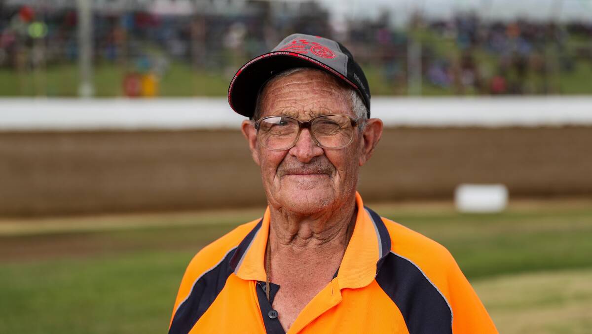 HELPING OUT: Bobby Frost has volunteered at Premier Speedway since the club first started. Picture: Morgan Hancock
