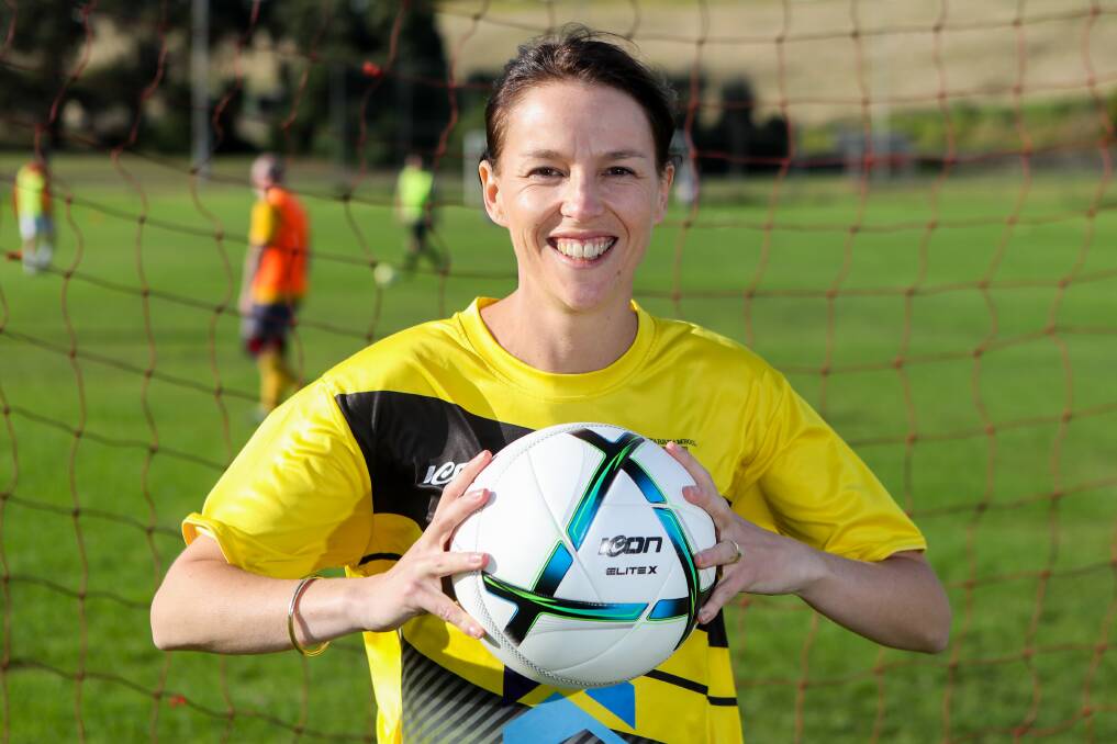 WORTHWHILE INITIATIVE: Brooke Gent says a 'soccer mums' program at Warrnambool Wolves is the ideal way to involve parents in the sport. Picture: Morgan Hancock