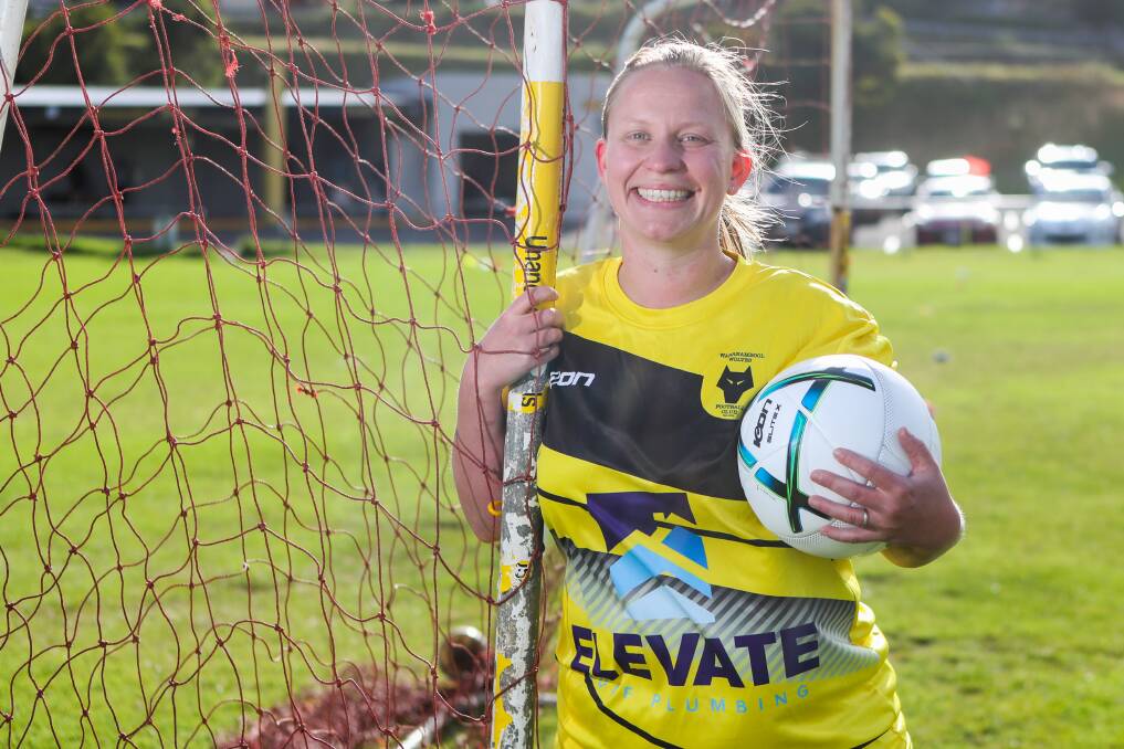 DEFENSIVE APPROACH: Diane Kluijfhout will play a key role for Warrnambool Wolves in the inaugural South West Victoria Football Association women's league. Picture: Morgan Hancock