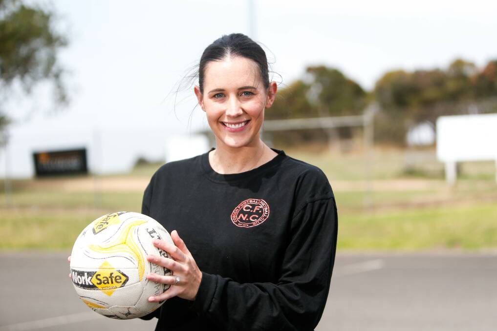 SECOND HOME: Cobden coach Sophie Hinkley has signed on to lead the Bombers - a club close to her husband Paul's family. She has played for North Warrnambool Eagles in the past too. Picture: Anthony Brady