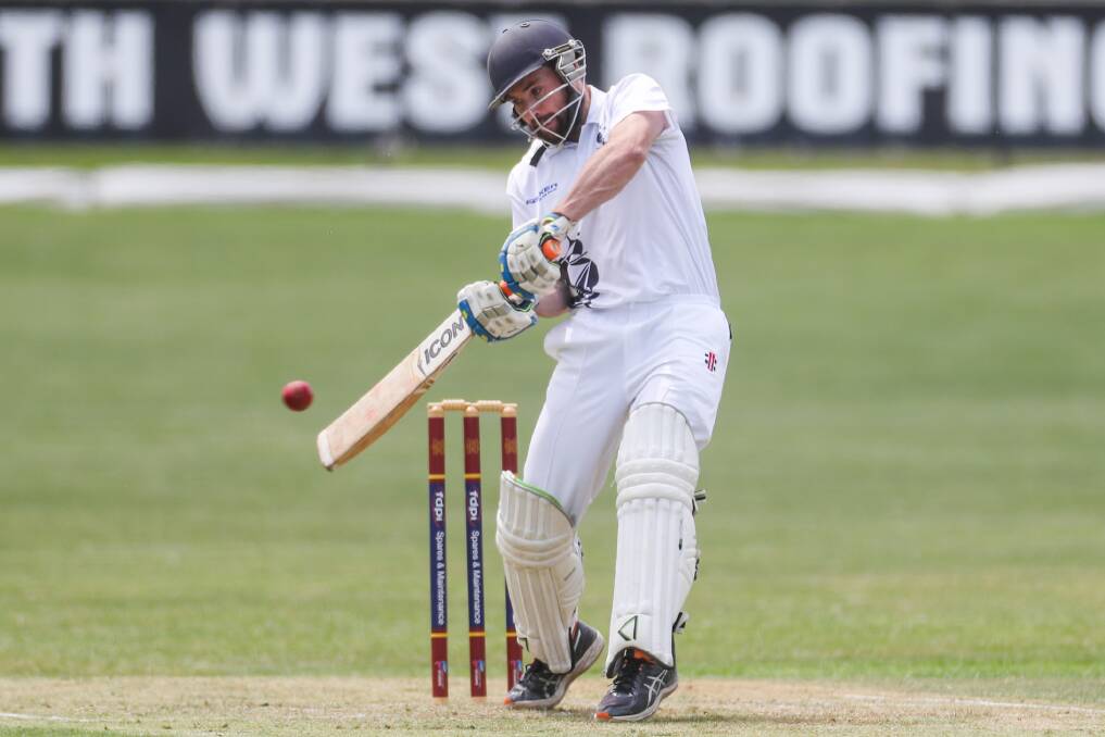 Great knock: Port Fairy's Aaron Williams. The opener played an impressive innings on the weekend helping his team defeat Nestles. Picture: Morgan Hancock