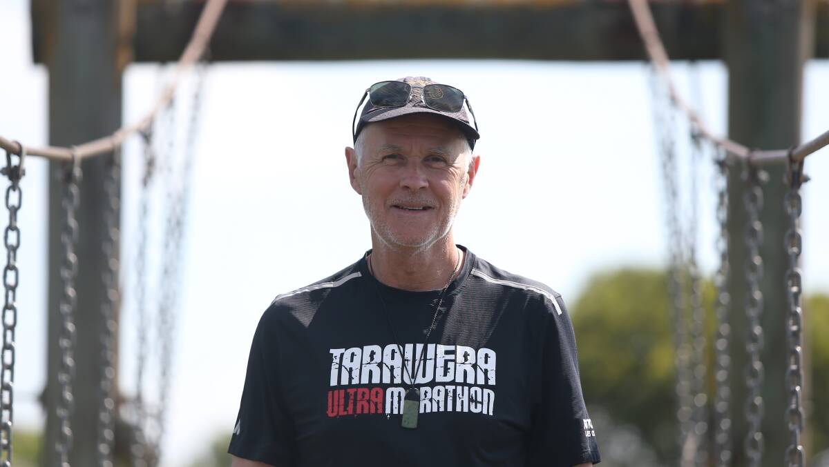 Endurance: Kerry Clapham completed the 100-mile Terawera Ultramarathon. It took him 35 hours. Picture: Mark Witte