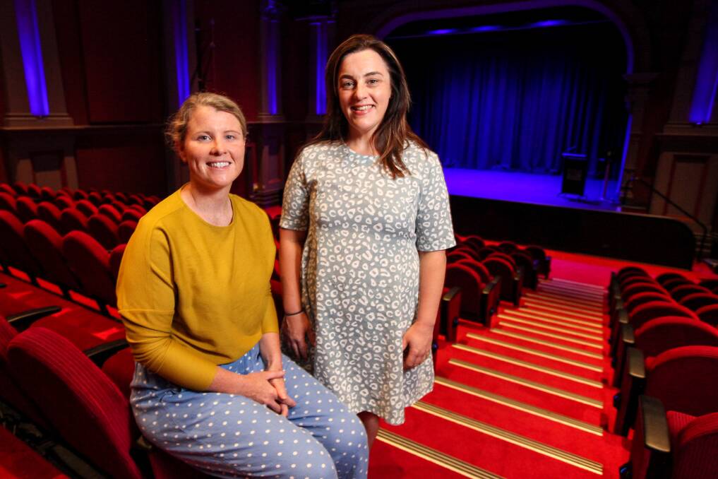Adrenaline rush: No Limits 2020 organisers Kylie Palmer and Sue Anderton are excited about bring the speakers to the Lighthouse Theatre stage. Picture: Rob Gunstone