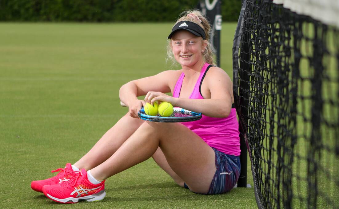 Young gun: Eloise Swarbrick is one of the south-west's best tennis players. Picture: Morgan Hancock