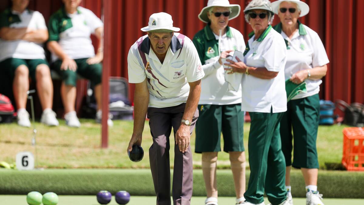 OPEN GREENS: Players can return to bowling greens across the state after coronavirus restrictions were relaxed on Monday. Picture: Morgan Hancock